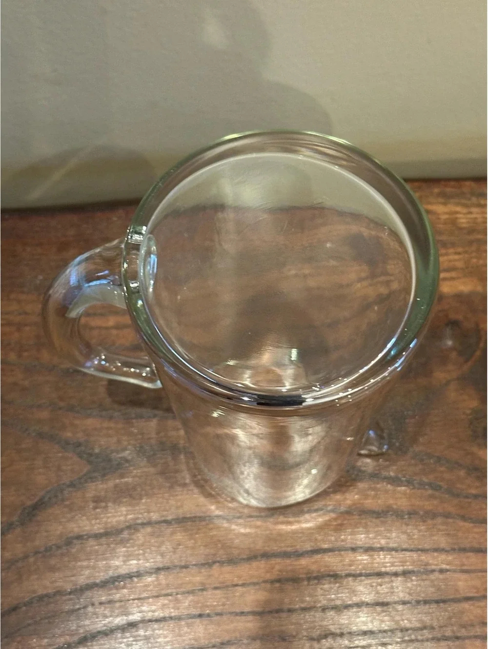Vintage Libbey Glass Pitcher and Set of 4 Stemless Wine Glasses